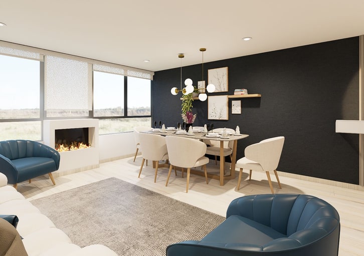 Apto Modigliani, apartamento en Cajicá, render 3