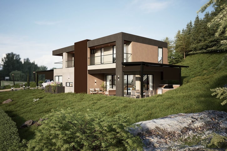 Casa Raúl Prada, casa campestre en Sutatausa, render 4