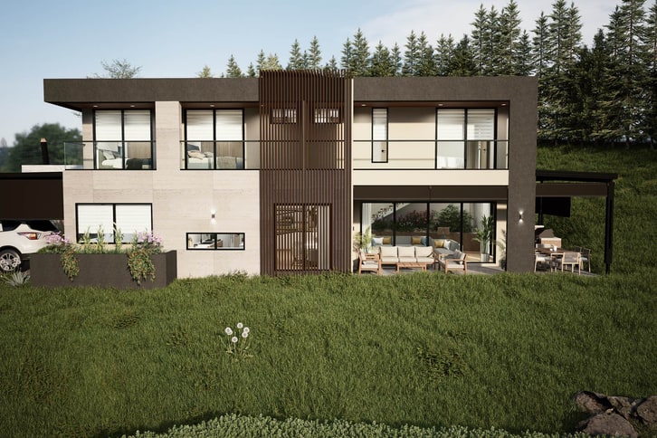 Casa Raúl Prada, casa campestre en Sutatausa, render 5